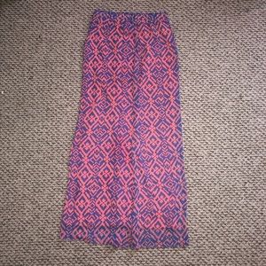 Forever 21 Patterned Maxi Skirt